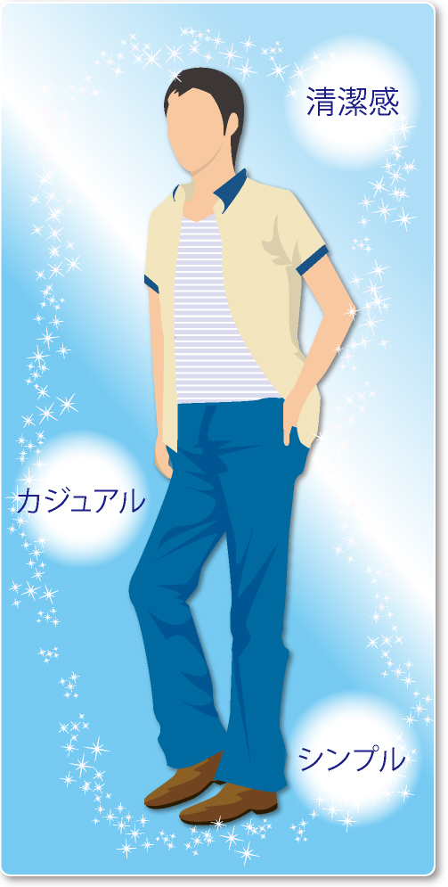 男性編服装